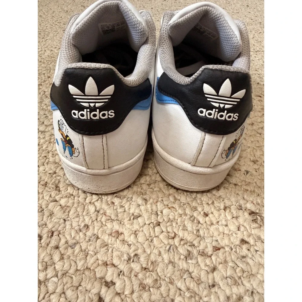 adidas Originals x Disney Superstar J Donald Duck Youth Size 5.5 (IG6263) No Box